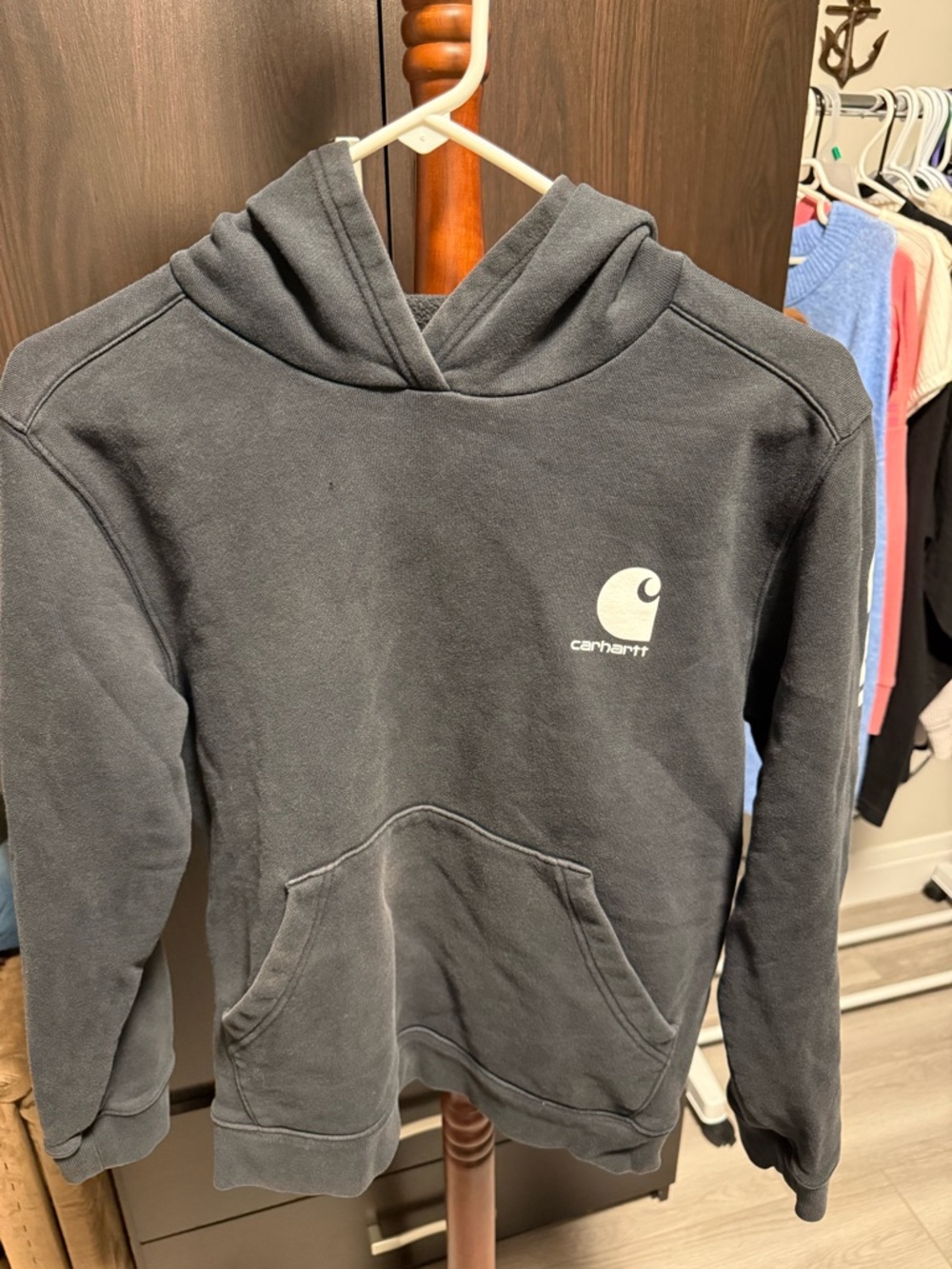 Kids Carhartt Black Hoodie (L 14-16)